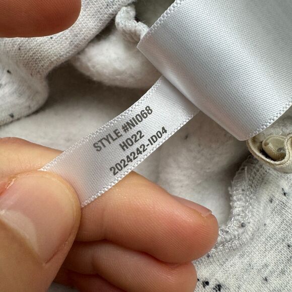 Madewell MWL BetterTerry Speckled V-Notch Pullover Sweatshirt Womens XXS Gray - Picture 7 of 12